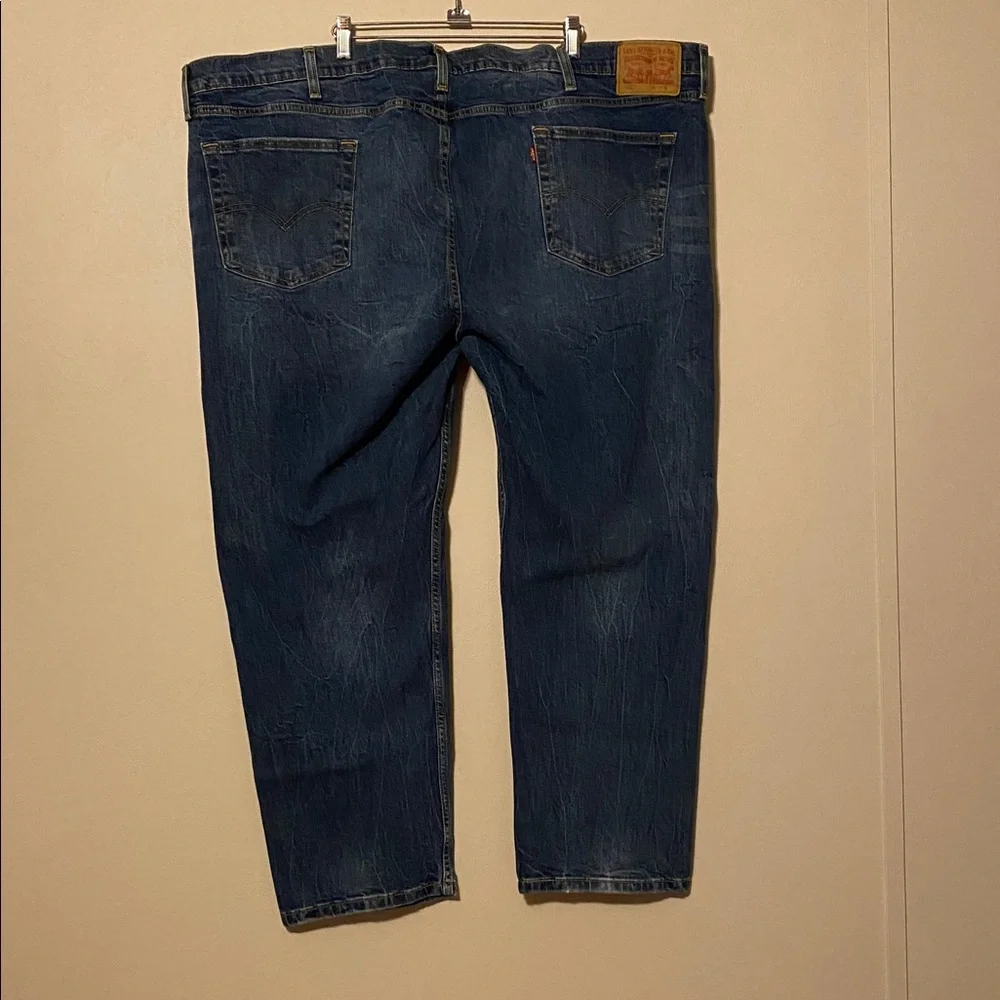 🆕NWOT👖Levi's 502 Dark Blue Relaxed Fit Jeans - Picture 2 of 9